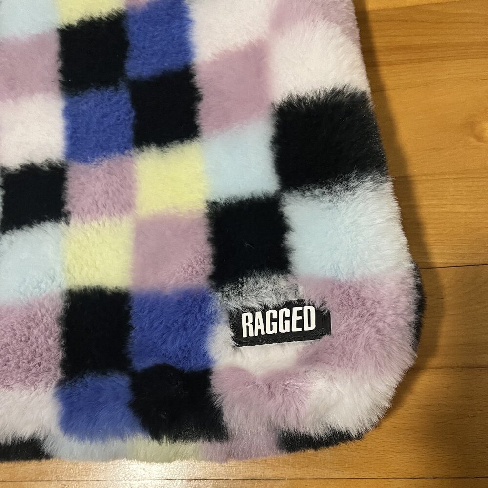 The Ragged Priest patchwork fur bag